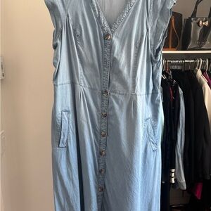 Reitmans Blue Midi Dress